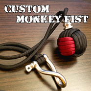 Custom Monkey Fist Keychain