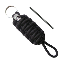 Paracord Survival Grenade Key Fob (w/ Skull)