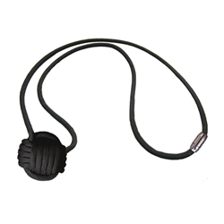 1-1/2" Monkey Fist Paracord Necklace (Stainless Steel)