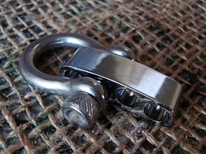 3/16" (5mm) Adjustable Stainless Steel Bow Shackle